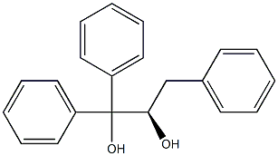 [R,(+)]-1,1,3-Triphenyl-1,2-propanediol 구조식 이미지