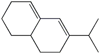 3,4,4a,5,6,7-Hexahydro-2-isopropylnaphthalene Structure
