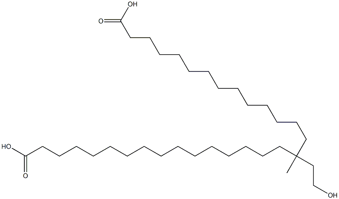 Ditetradecanoic acid 1-(2-hydroxyethyl)-1-methyl-1,3-propanediyl ester Structure