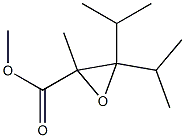 3,3-Diisopropyl-2-methyloxirane-2-carboxylic acid methyl ester Structure