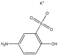 3-Amino-6-hydroxybenzenesulfonic acid potassium salt Structure