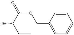 [S,(+)]-2-Methylbutyric acid benzyl ester 구조식 이미지