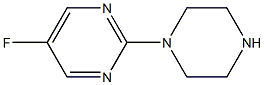 5-Fluoro-2-piperazinopyrimidine Structure