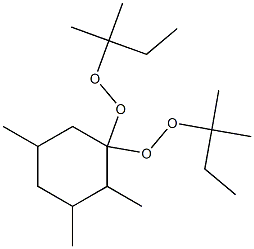 2,3,5-Trimethyl-1,1-bis(tert-pentylperoxy)cyclohexane Structure