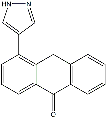 4-(1H-Pyrazol-4-yl)anthrone Structure