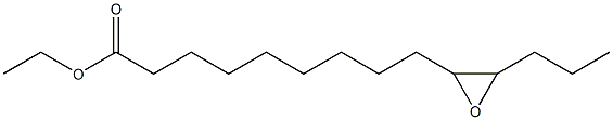 10,11-Epoxytetradecanoic acid ethyl ester 구조식 이미지