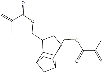 Bismethacrylic acid tricyclo[5.2.1.02,6]decane-3,8-diylbismethylene ester Structure