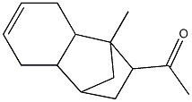 2-Acetyl-1-methyl-1,2,3,4,4a,5,8,8a-octahydro-1,4-methanonaphthalene Structure