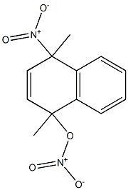 [(1,4-Dihydro-1,4-dimethyl-4-nitronaphthalen)-1-yl] nitrate Structure