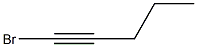 1-Bromo-1-pentyne Structure