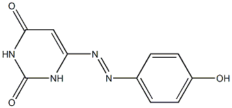 6-[(p-Hydroxyphenyl)azo]uracil Structure