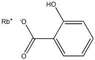 Salicylic acid rubidium salt Structure