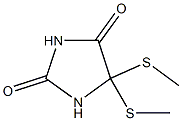 5,5-Di(methylthio)hydantoin 구조식 이미지