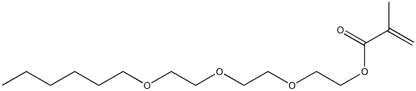 Methacrylic acid (3,6,9-trioxapentadecan-1-yl) ester Structure