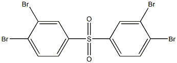 Bis(3,4-dibromophenyl) sulfone 구조식 이미지