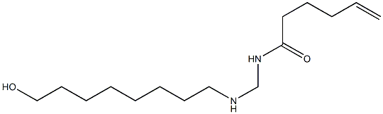 N-[[(8-Hydroxyoctyl)amino]methyl]-5-hexenamide 구조식 이미지