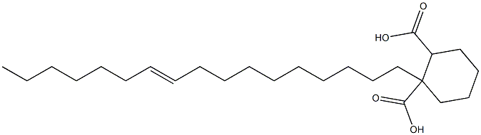 Cyclohexane-1,2-dicarboxylic acid hydrogen 1-(10-heptadecenyl) ester 구조식 이미지