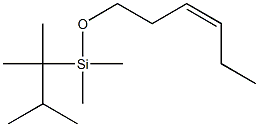 (Z)-6-[(1,1,2-Trimethylpropyl)dimethylsilyloxy]-3-hexene 구조식 이미지