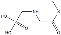 [(Phosphonomethyl)amino]thioacetic acid S-methyl ester 구조식 이미지