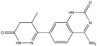 7-[(2,3,4,5-Tetrahydro-5-methyl-3-oxopyridazin)-6-yl]-4-aminoquinazolin-2(1H)-one Structure