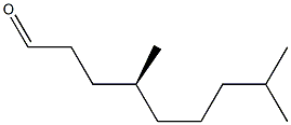 [S,(-)]-4,8-Dimethylnonanal 구조식 이미지