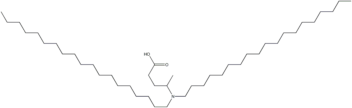 4-(Dinonadecylamino)valeric acid Structure