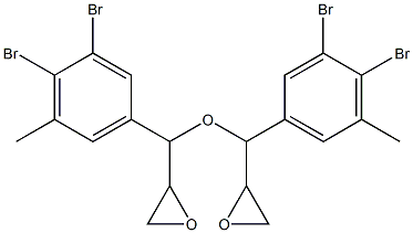 3,4-Dibromo-5-methylphenylglycidyl ether 구조식 이미지