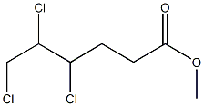 4,5,6-Trichlorohexanoic acid methyl ester 구조식 이미지