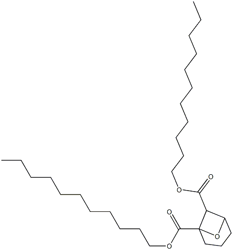 7-Oxabicyclo[3.1.1]heptane-1,6-dicarboxylic acid diundecyl ester Structure