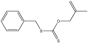 Dithiocarbonic acid O-(2-methyl-2-propenyl)S-benzyl ester 구조식 이미지