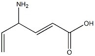 (E)-4-Amino-2,5-hexadienoic acid 구조식 이미지