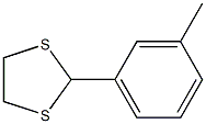 2-(m-Tolyl)-1,3-dithiolane Structure