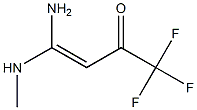 1,1,1-Trifluoro-4-amino-4-methylamino-3-buten-2-one Structure
