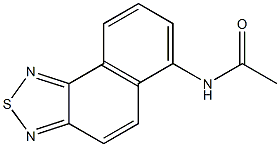 6-Acetylaminonaphtho[1,2-c][1,2,5]thiadiazole 구조식 이미지