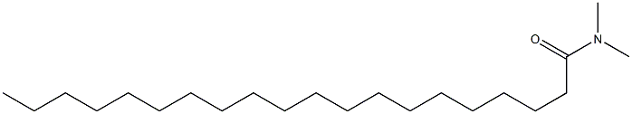 N,N-Dimethylarachidamide 구조식 이미지