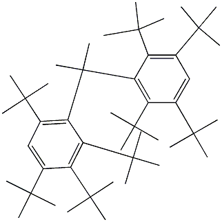 2-(2,3,4,6-Tetra-tert-butylphenyl)-2-(2,3,5,6-tetra-tert-butylphenyl)propane 구조식 이미지