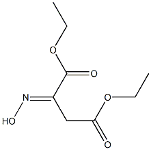 2-Hydroxyiminobutanedioic acid diethyl ester Structure