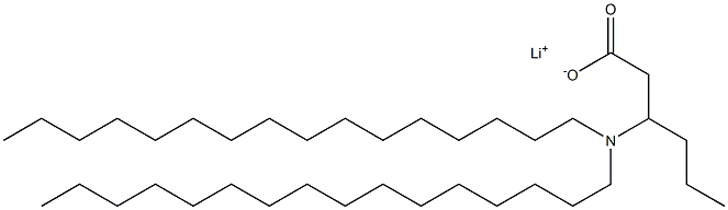 3-(Dihexadecylamino)hexanoic acid lithium salt 구조식 이미지