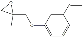 3-Ethenylphenyl 2-methylglycidyl ether 구조식 이미지