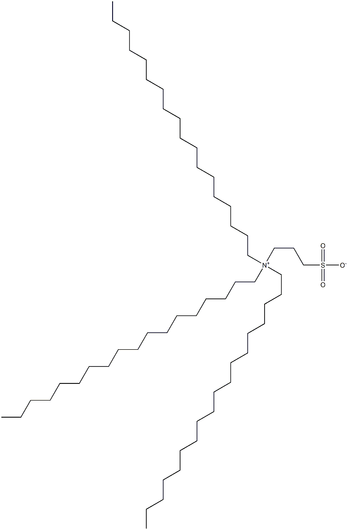 N,N-Dioctadecyl-N-(3-sulfonatopropyl)-1-octadecanaminium Structure