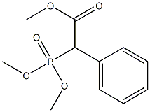 Phenyl(dimethoxyphosphinyl)acetic acid methyl ester 구조식 이미지