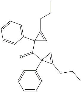 Phenyl(2-propyl-2-cyclopropenyl) ketone 구조식 이미지