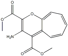 3-Aminocyclohepta[b]pyran-2,4-dicarboxylic acid dimethyl ester 구조식 이미지