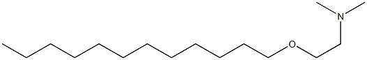 2-(Lauryloxy)ethyldimethylamine Structure