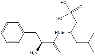 [(S)-4-Methyl-2-(L-phenylalanylamino)pentyl]phosphonic acid 구조식 이미지