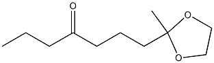 2-Methyl-2-(3-butyrylpropyl)-1,3-dioxolane 구조식 이미지