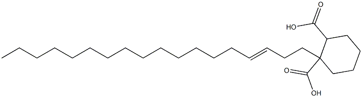 Cyclohexane-1,2-dicarboxylic acid hydrogen 1-(3-octadecenyl) ester 구조식 이미지