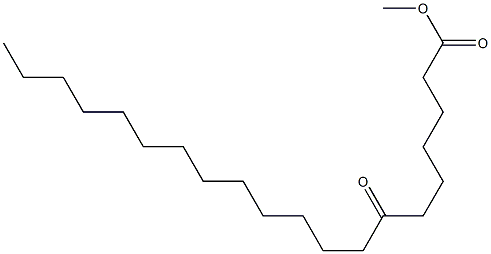 7-Oxoicosanoic acid methyl ester 구조식 이미지