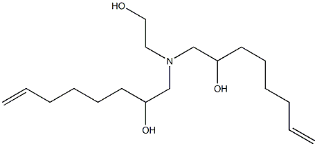 1,1'-[(2-Hydroxyethyl)imino]bis(7-octen-2-ol) 구조식 이미지