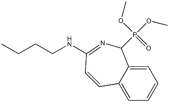 [3-(Butylamino)-1H-2-benzazepin-1-yl]phosphonic acid dimethyl ester Structure